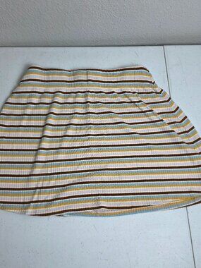 O'Neill Diana Stripe Skirts Women’s Ribbed Knit Women's Size S